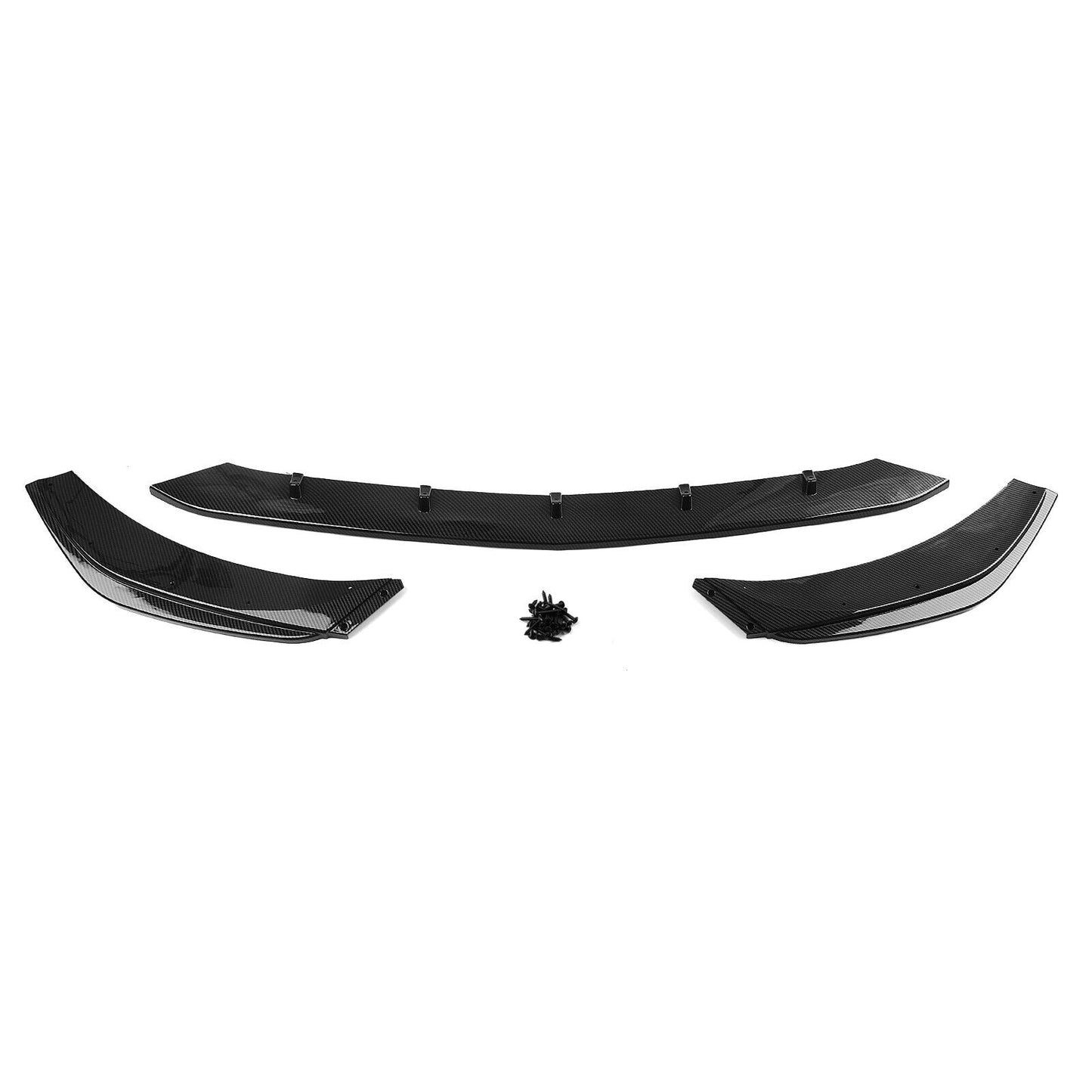 3x Front Bumper Spoiler Lip Kit fits Benz C Class W206 S206 C200 C43 AMG 2022-24