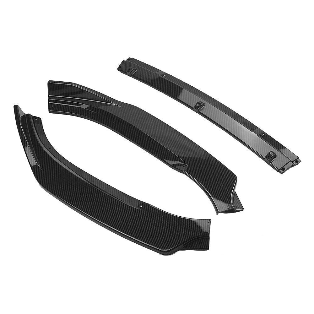 Carbon Fiber Look Front Bumper Spoiler Splitter Lip fits Mazda 3 2014-2018 2015