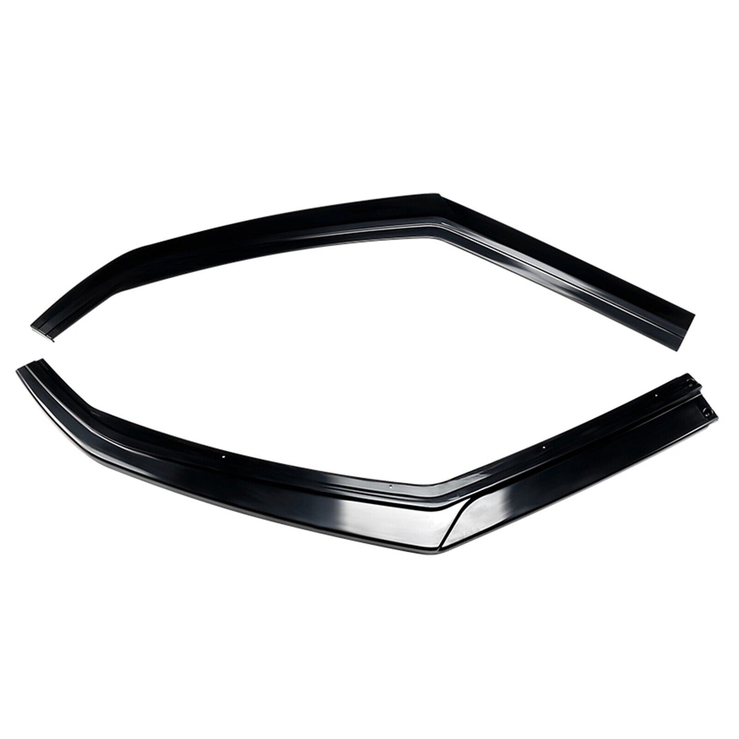 Gloss Black Front Bumper Spoiler Splitter Lip fits VW Polo MK5 6R 6C 2009-2018 10