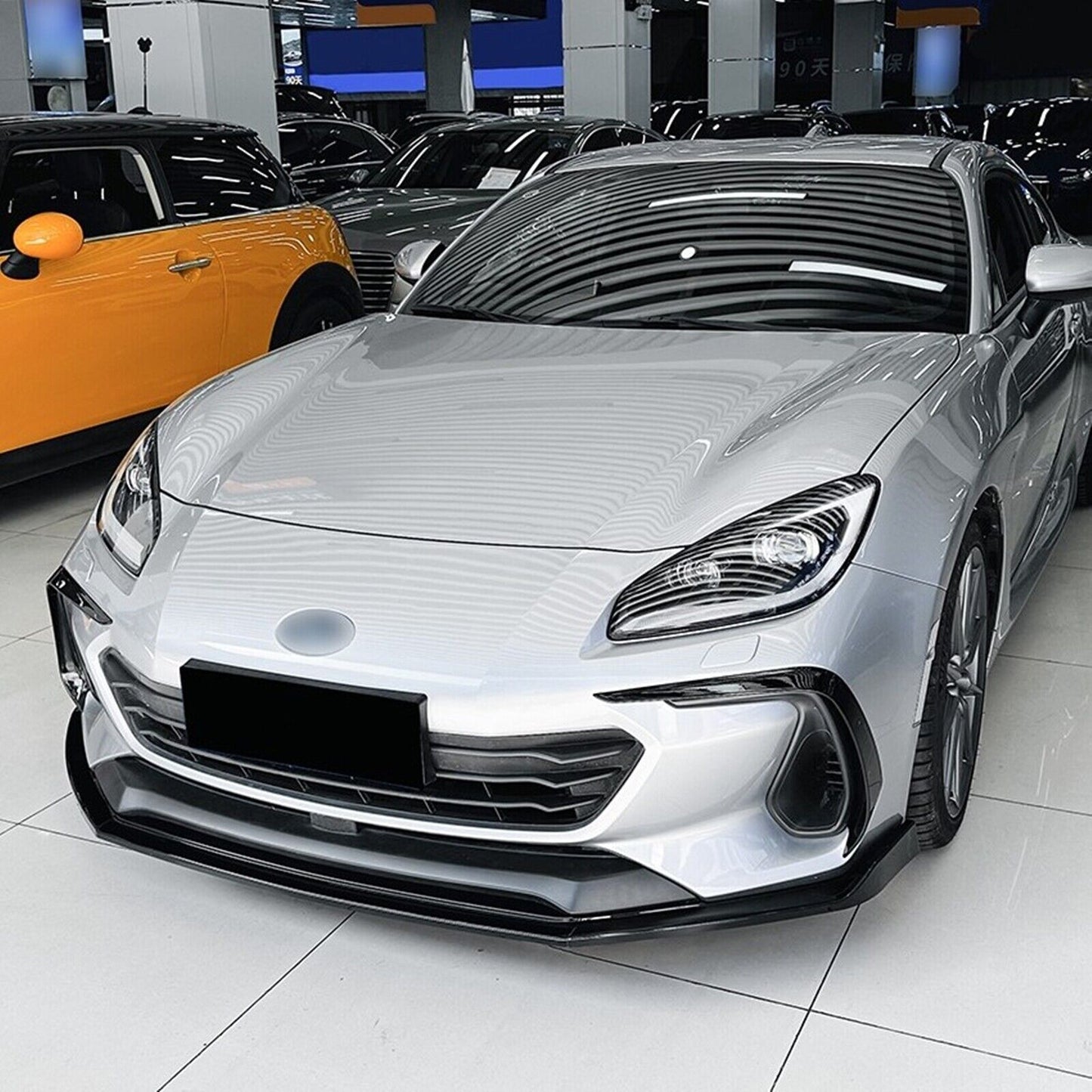 Gloss Black Front Bumper Spoiler Lip Kit fits Subaru BRZ 2022-2024 Bodykit