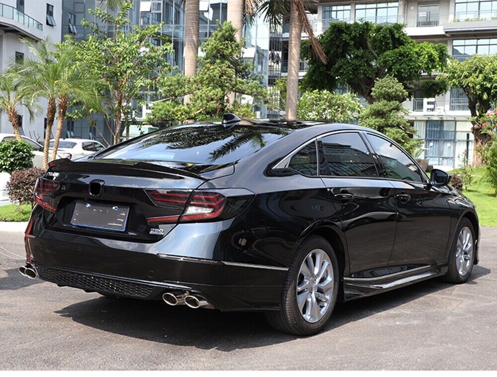 Rear Bumper Diffuser Lip fits 2018-2022 2019 Honda Accord Sport YOFER Gloss Black