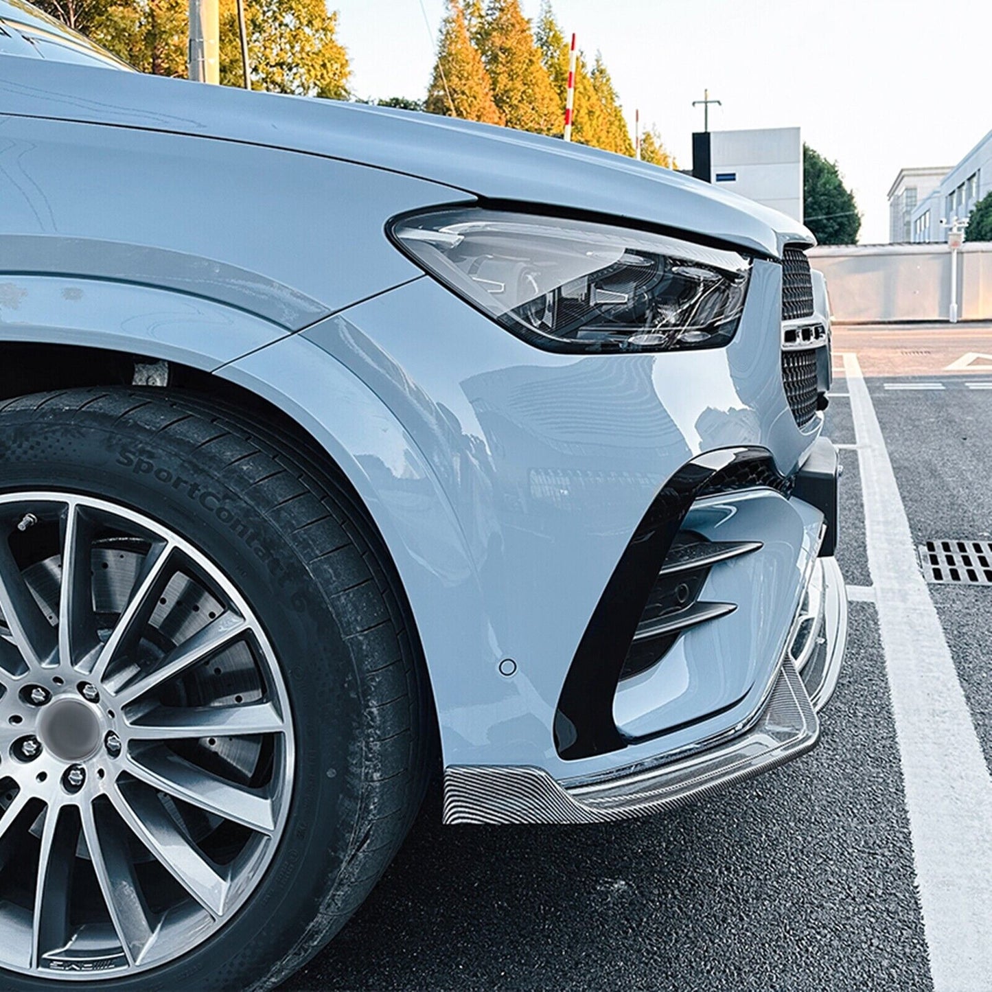 Front Spoiler Lip Splitter fits Mercedes Benz GLE Coupe W167 C167 24+ CB Look