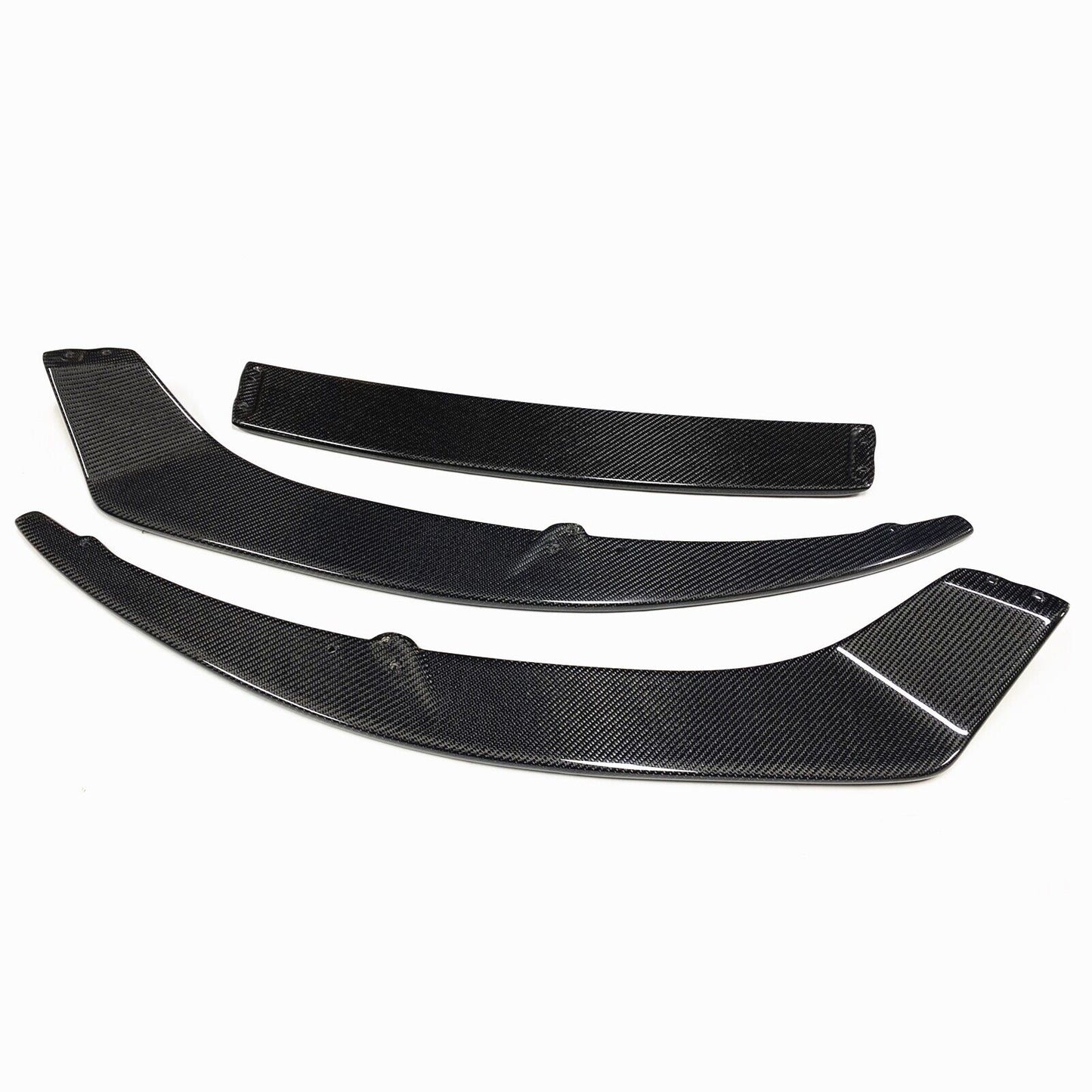 3pcs Front Bumper Spoiler Splitter Lip Kit fits Audi R8 2016-2019