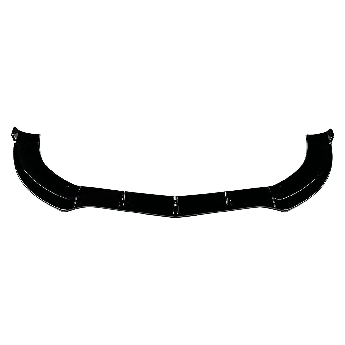 Front Bumper Spoiler Lip fits Benz CLS Class C218 X218 CLS550 14-17 Gloss Black