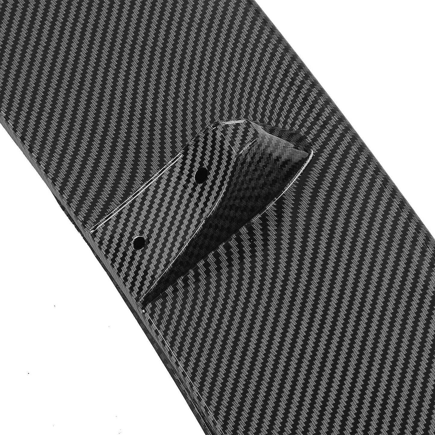 Carbon Fiber Style Front Bumper Spoiler Splitter Lip fits Tesla Model Y 2020-2023