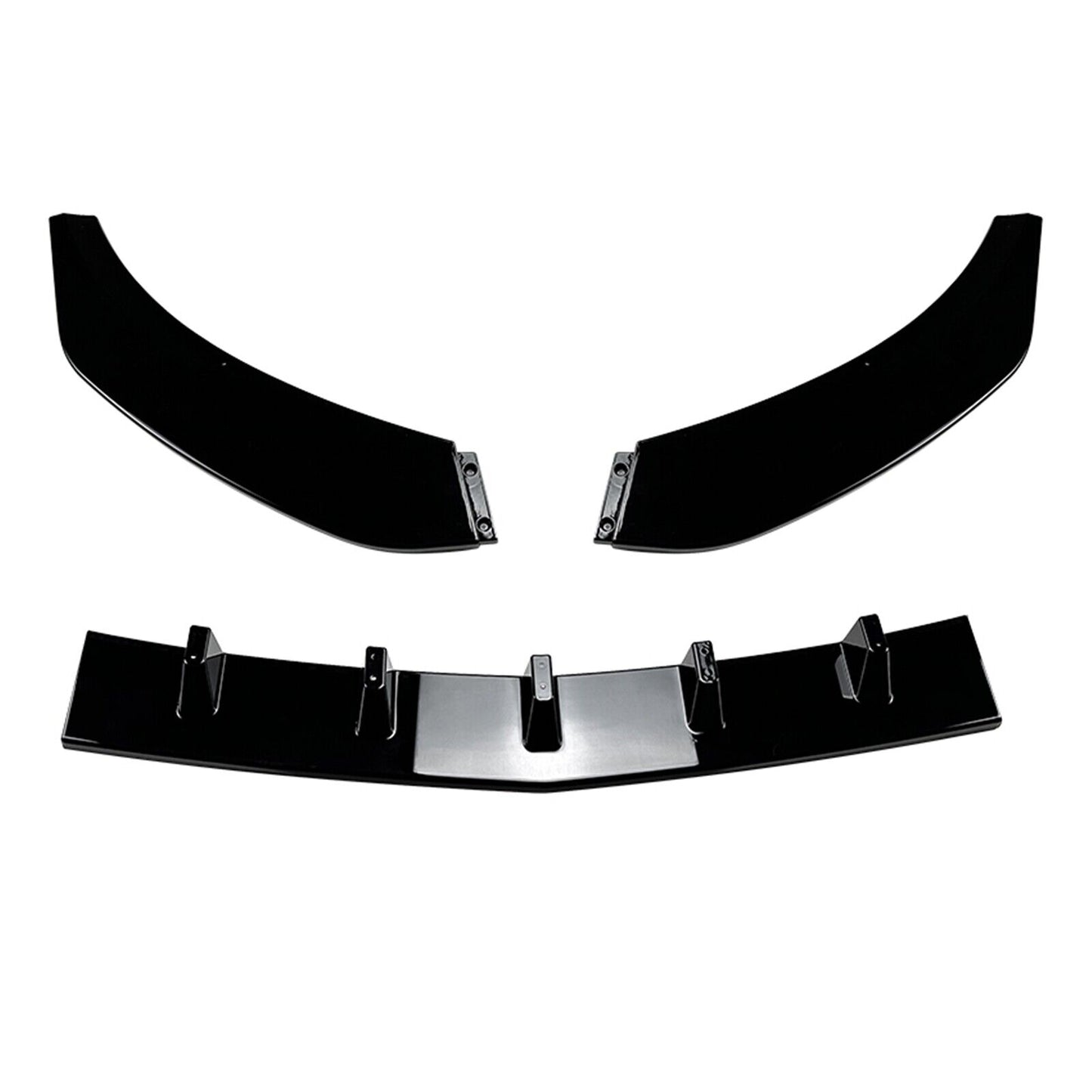 Front Bumper Spoiler Lip fits Mercedes Benz C117 CLA200 CLA45 AMG 16-19 Black