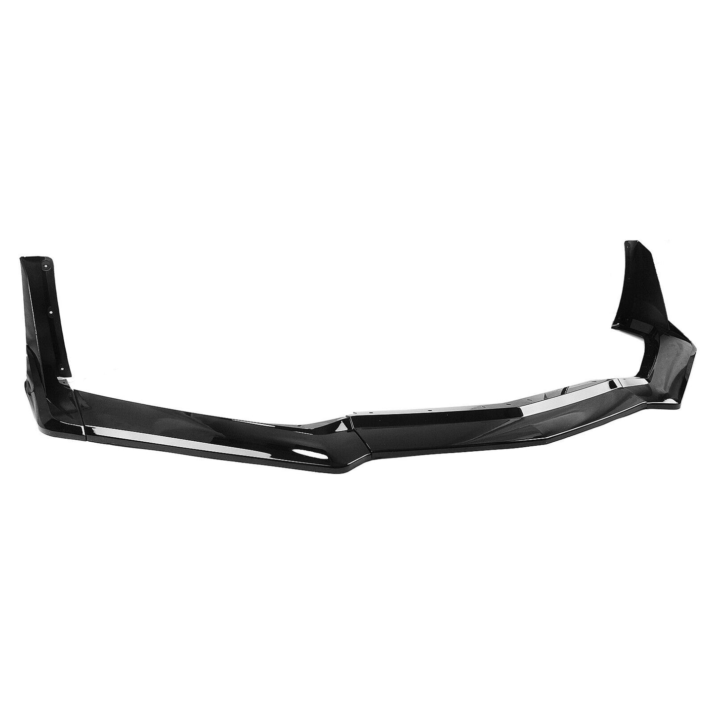 7PCS Front Bumper Spoiler Lip fits Chevy Corvette C8 Z51 2020-2024 Gloss Black