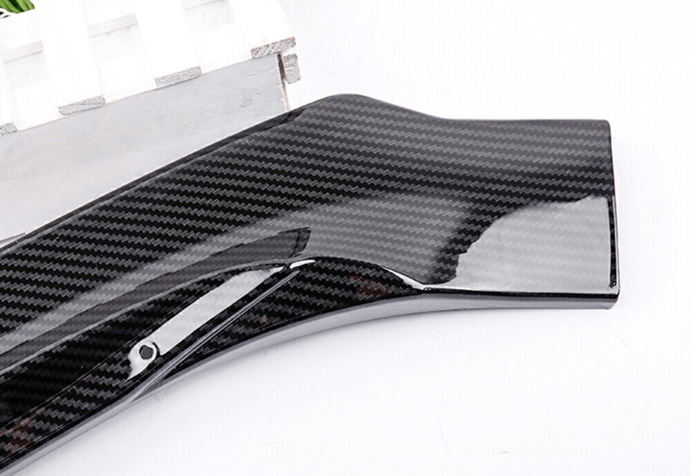 Carbon Fiber Look Front Bumper Spoiler Splitter Lip fits VW Golf 7.5 2014-2017