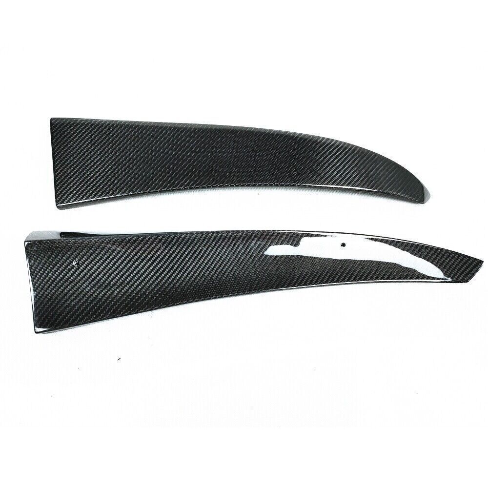 2x Real Carbon Fiber Rear Bumper Side Splitter fits Benz W205 AMG Sport 2015-2018
