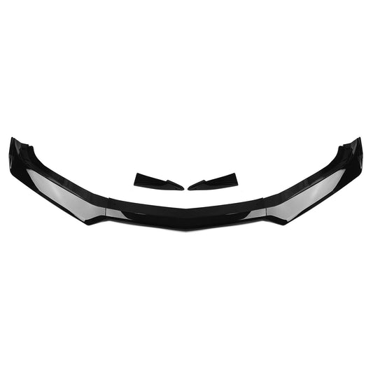 Gloss Black Front Bumper Spoiler Lip Kit fits Chevrolet Camaro 2016-2022 2017
