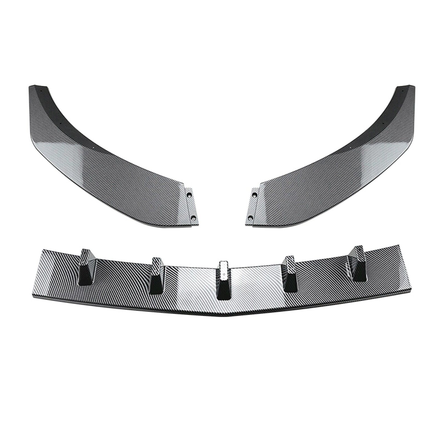 Front Bumper Spoiler Lip fits Mercedes C117 CLA200 CLA45 AMG 16-19 CB Look