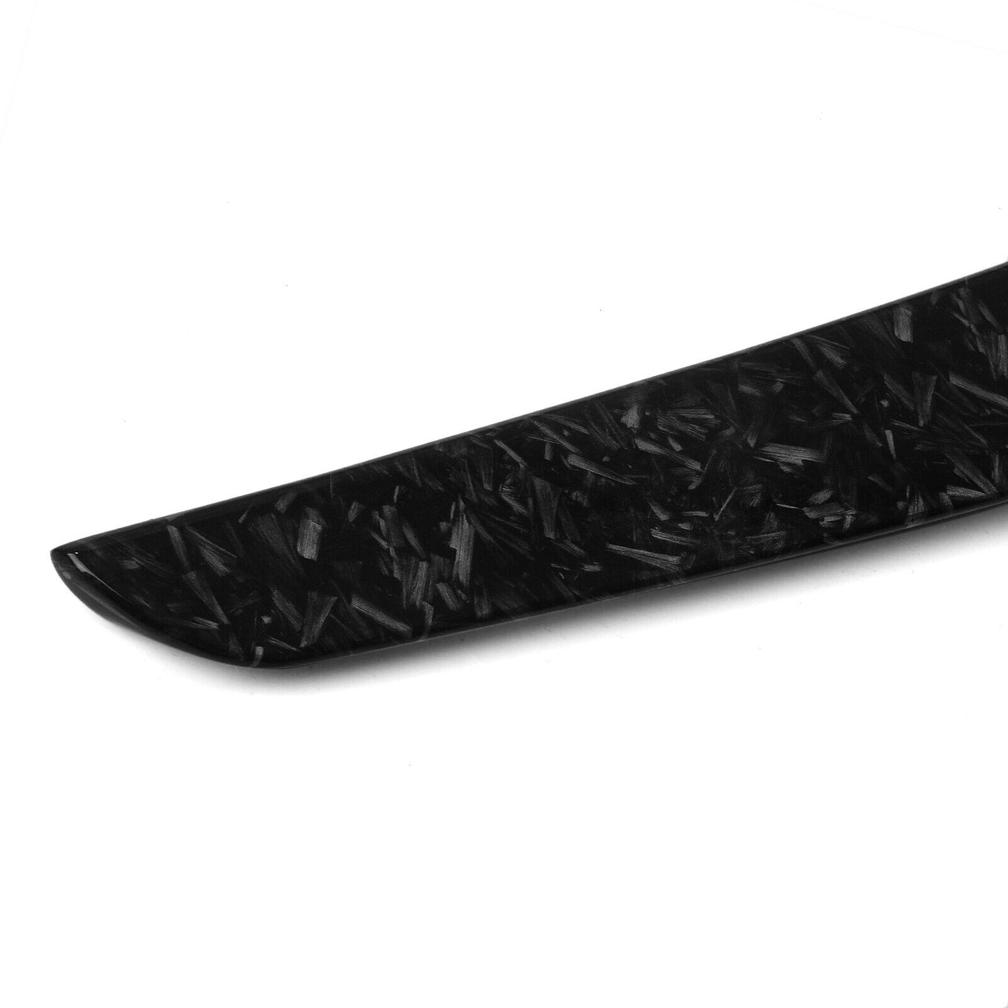 fitsged Carbon Fiber Look Rear Trunk Spoiler Lip Wing fits Tesla Model S 2012-2022