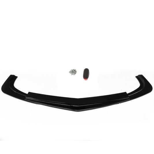 Gloss Black Front Bumper Spoiler Splitter fits Benz 2012-2014 C Class W204 C63