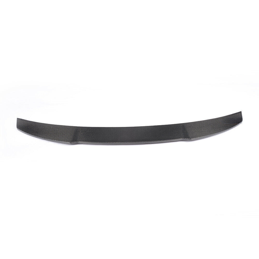 Black Carbon Fiber Rear Spoiler Wing Lip fits 2014-2019 Audi A3/S3/RS3 Sedan 4D