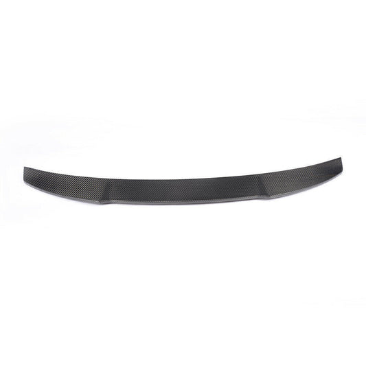 Black Carbon Fiber Rear Spoiler Wing Lip fits 2014-2019 Audi A3/S3/RS3 Sedan 4D