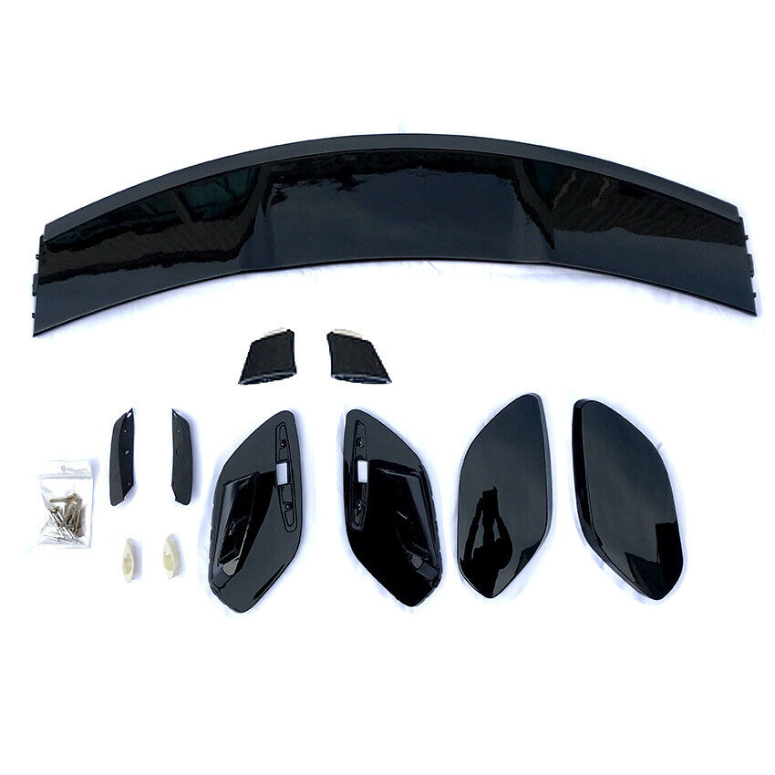 1Set Painted Black Rear Trunk Spoiler fits Mercedes X156 GLA Class GLA250/45 AMG
