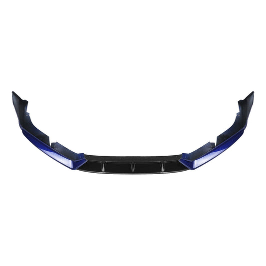 fits Honda Accord YOFER 2021-2022 Black Front Spoiler +Side Splitter Cover Blue