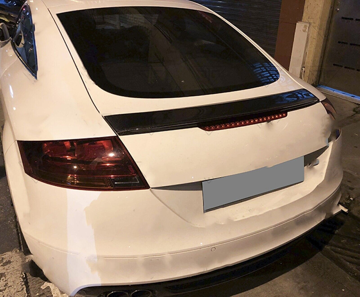 Carbon Fiber Rear Trunk Spoiler Wing Lip fits Audi MK2 TT 8J TTS 2008-2014