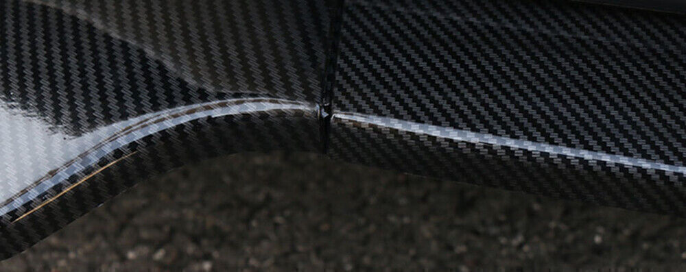 Carbon Fiber Look Front Bumper Spoiler Lip fits Honda Civic 10th 4Door 2016-2020