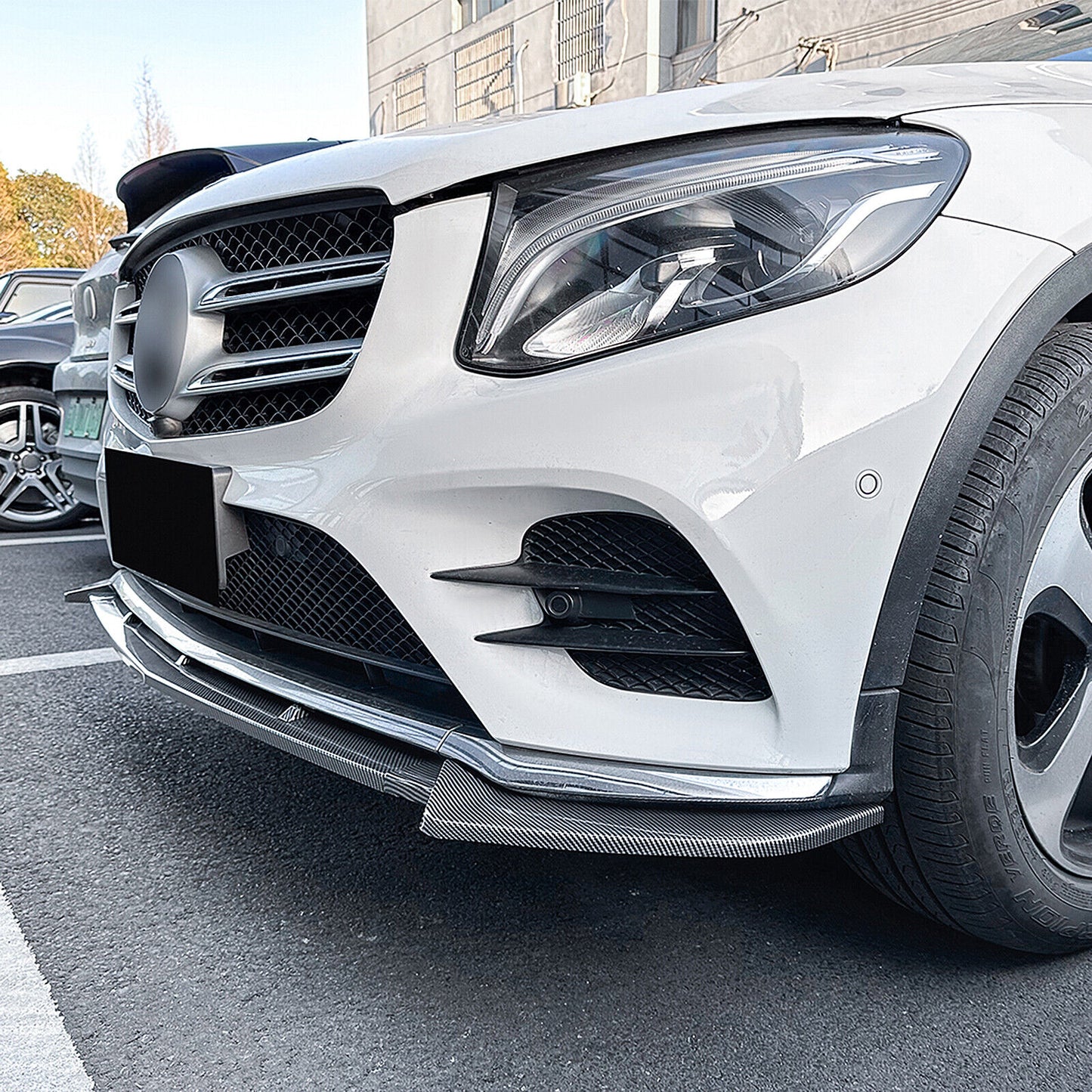 Front Spoiler Lip Splitter Bodykit fits Benz GLC Class X253 C253 16-19 CB Look