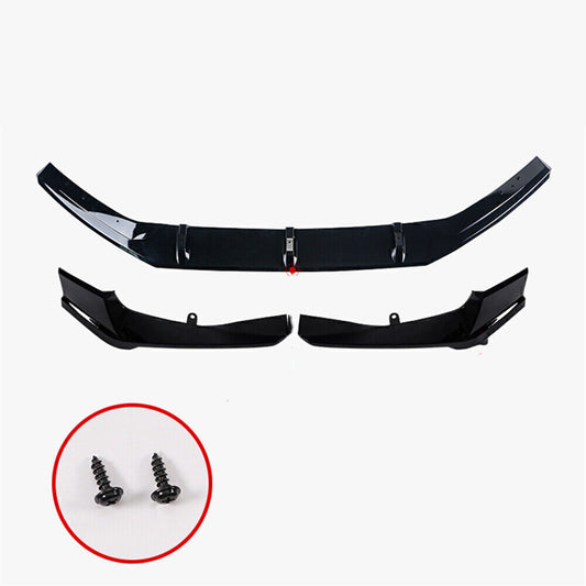 Front Bumper Spoiler Fog Light Trim Side Cover Black fits Honda Accord 10th 18-20