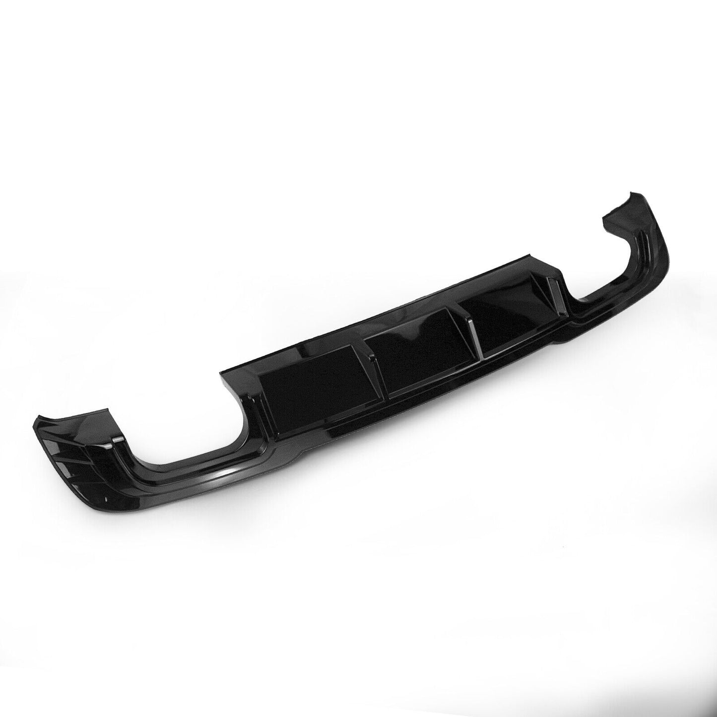 Glossy Black Rear Bumper Protector Diffuser Fit fits Audi A3 Hatchback 2017-2020