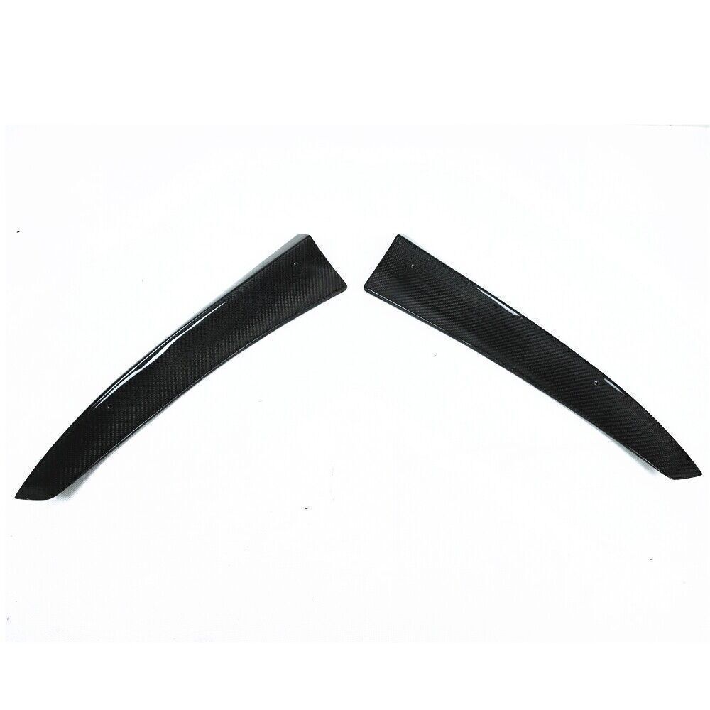 2x Real Carbon Fiber Rear Bumper Side Splitter fits Benz W205 AMG Sport 2015-2018