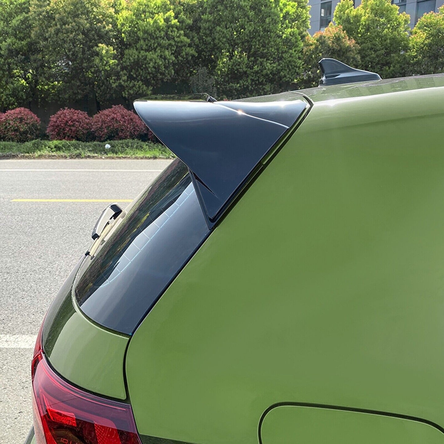 BLK Rear Trunk Spoiler Lip Wing Roof Lid fits VW Golf 8 MK8 R GTI GTD RLine 20-23