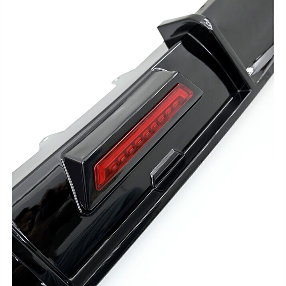 Gloss Black Rear Spoiler Lip W/LED Light fits 2018-2023 TOYOTA Camry Sport SE XSE