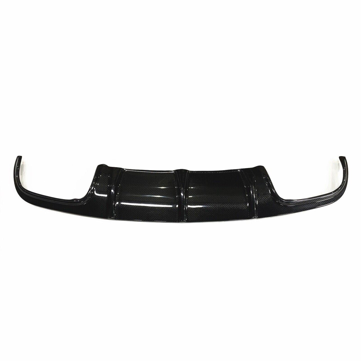 Fit fits Mercedes Benz W204 C63 AMG 2008-2011 Black Rear Bumper Diffuser Lip