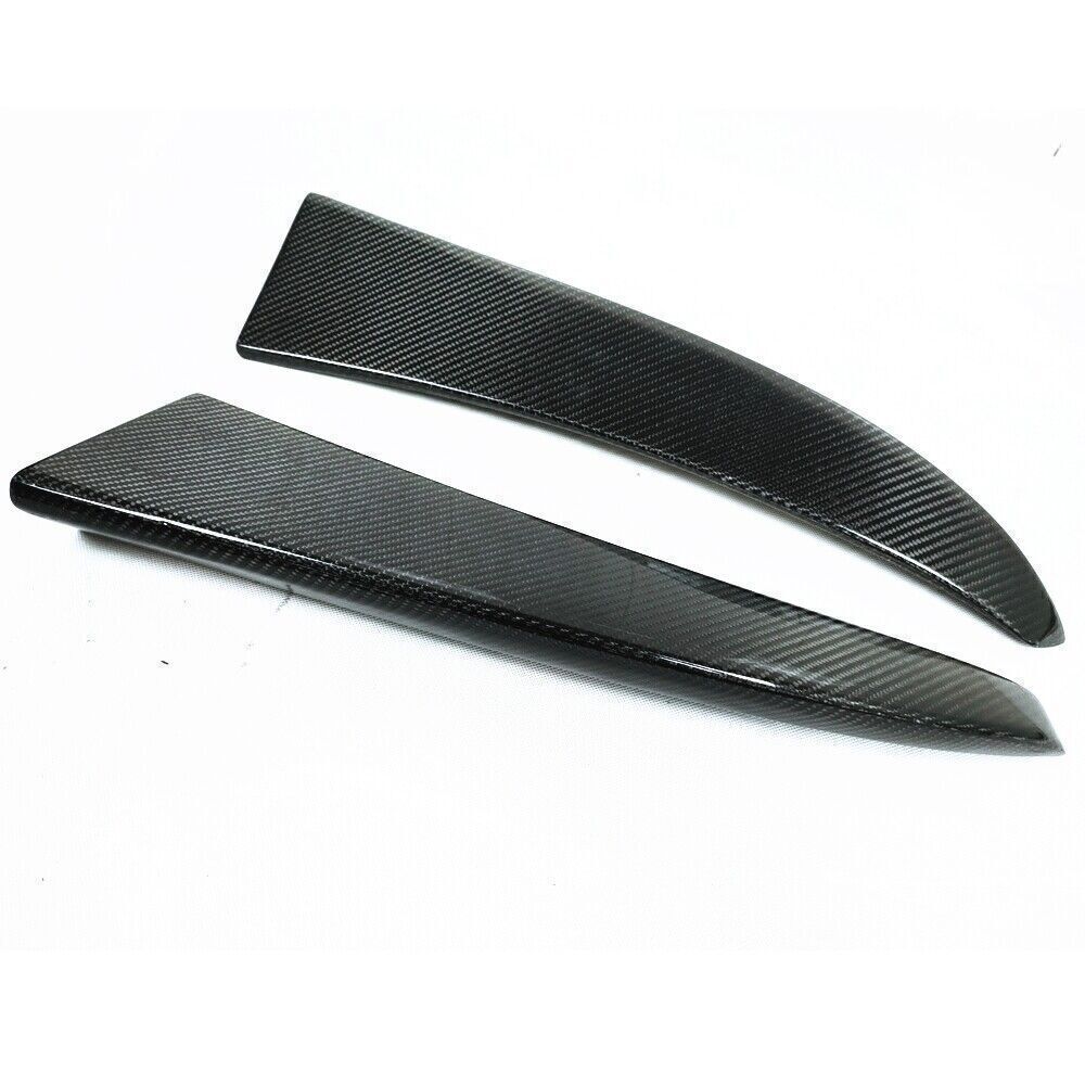 2x Real Carbon Fiber Rear Bumper Side Splitter fits Benz W205 AMG Sport 2015-2018