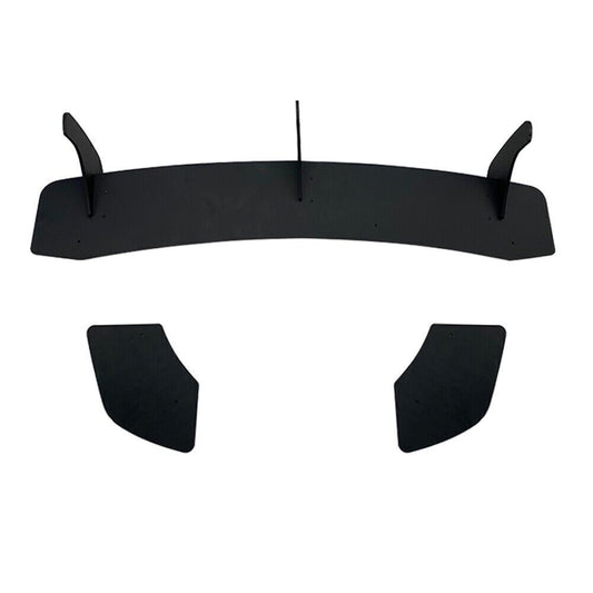 fits Volkswagen Scirocco R 2015-2016 Black Rear Bumper Diffuser with flaps