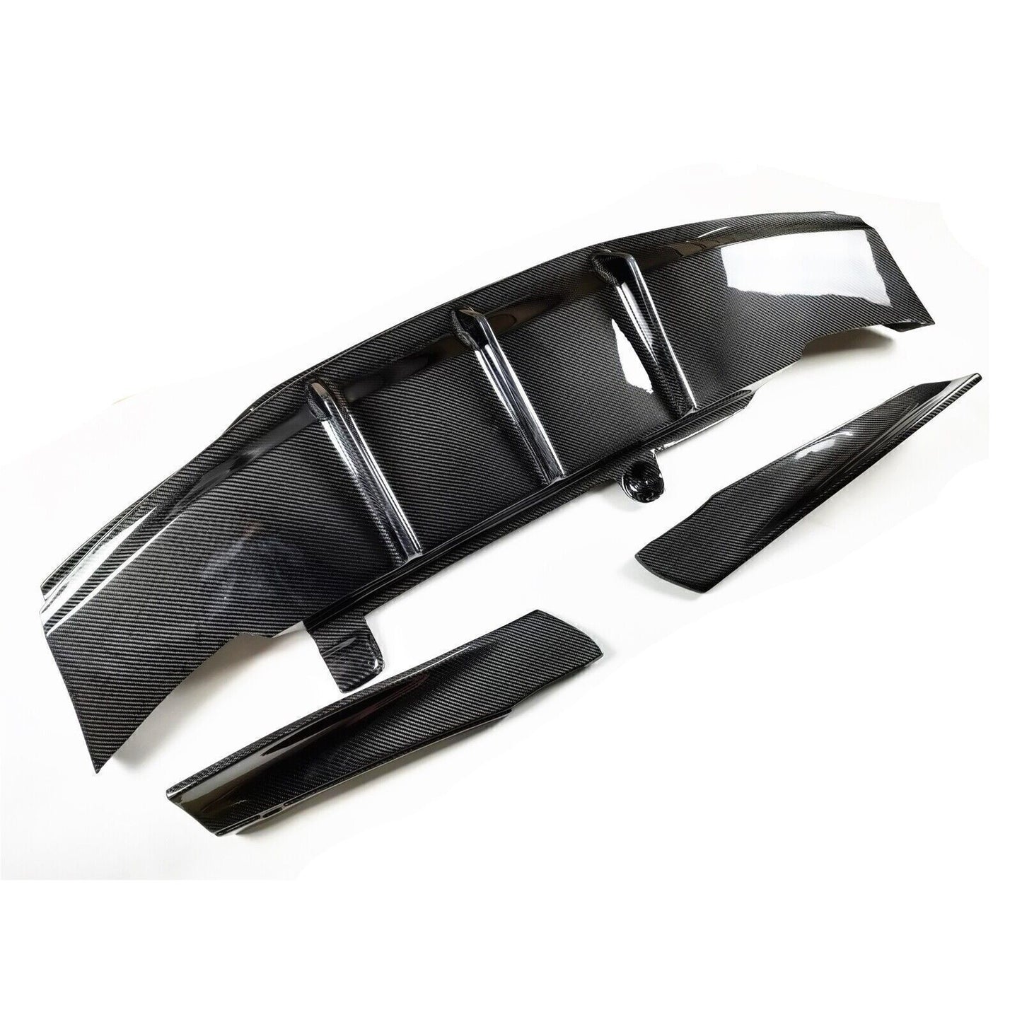 Black Rear Bumper Diffuser Lip fits 2015-2021 Mercedes Benz C63 AMG S PSM 2 Door