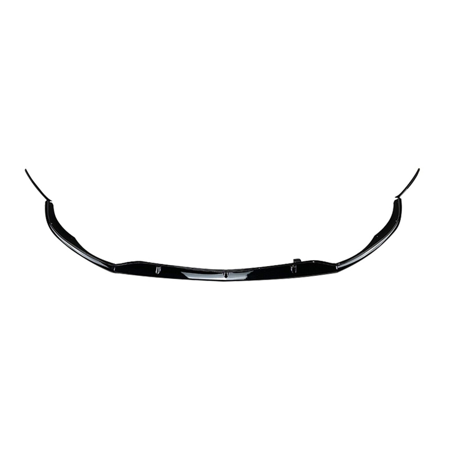 Gloss Black Front Bumper Spoiler Lip fits Mercedes Benz W205 C205 C63 AMG 15-22