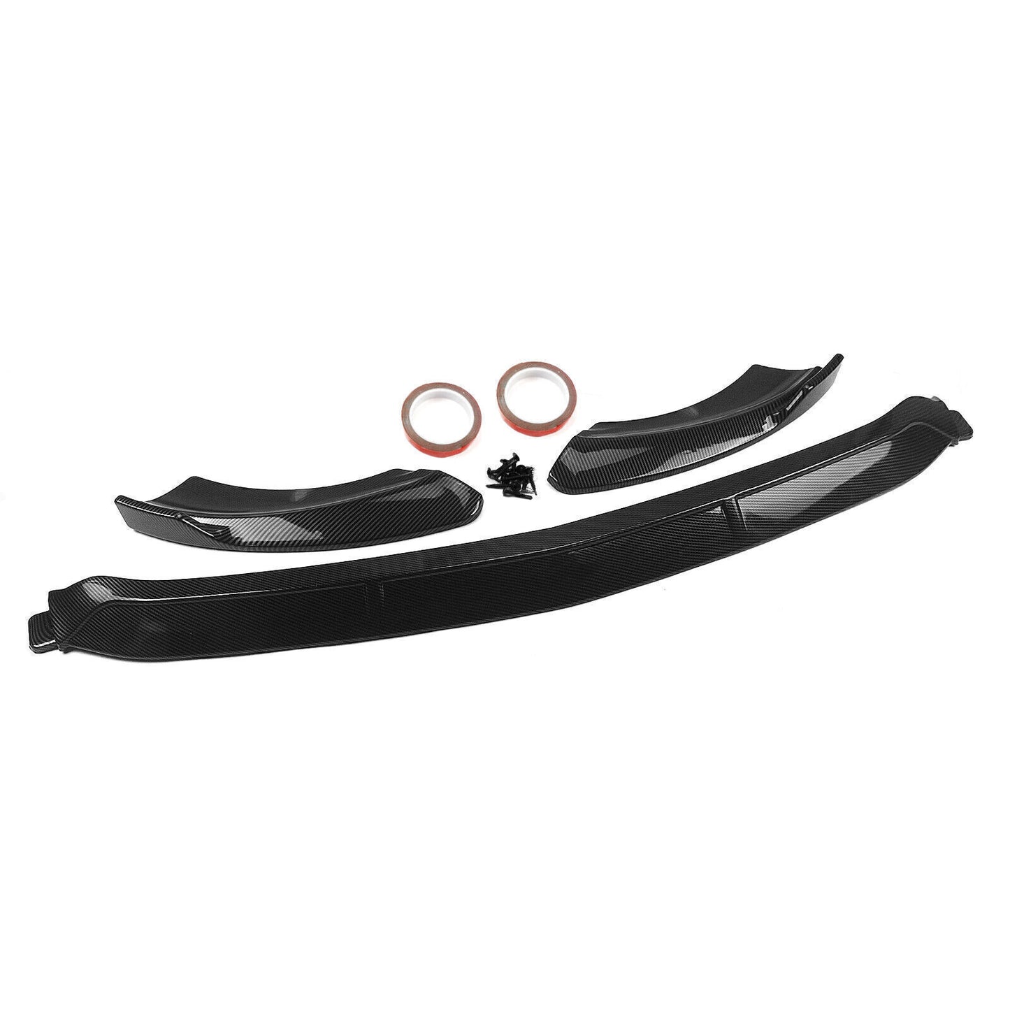 Carbon Fiber Look Front Bumper Spoiler Lip fits Mercedes Benz W213 E-Class 2021