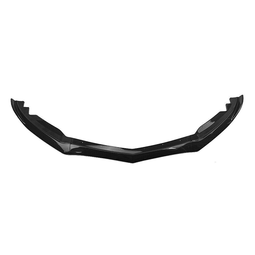 3pcs Carbon Fiber Look Front Bumper Spoiler Splitter fits Cadillac ATS 2015-2018