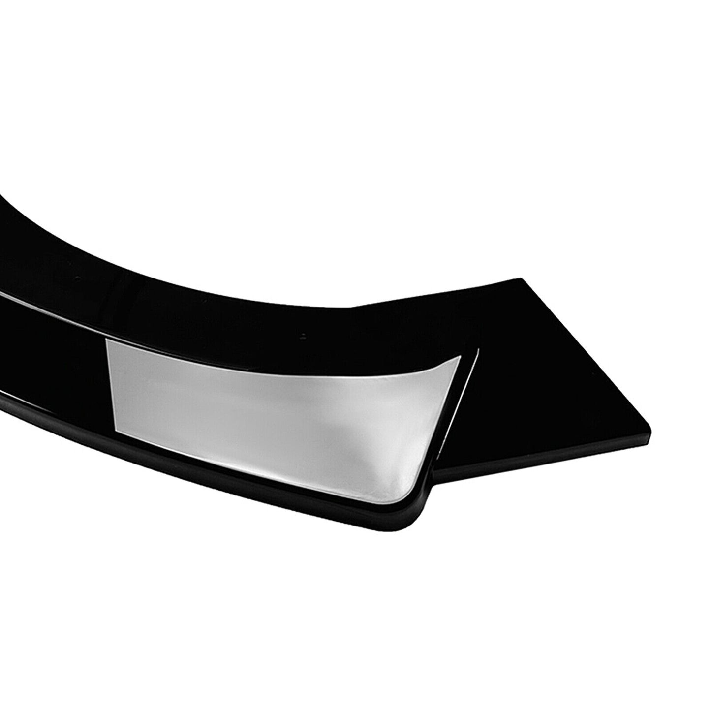 Front Bumper Spoiler Lip Splitter fits Benz V Class W447 2016-24 Gloss Black