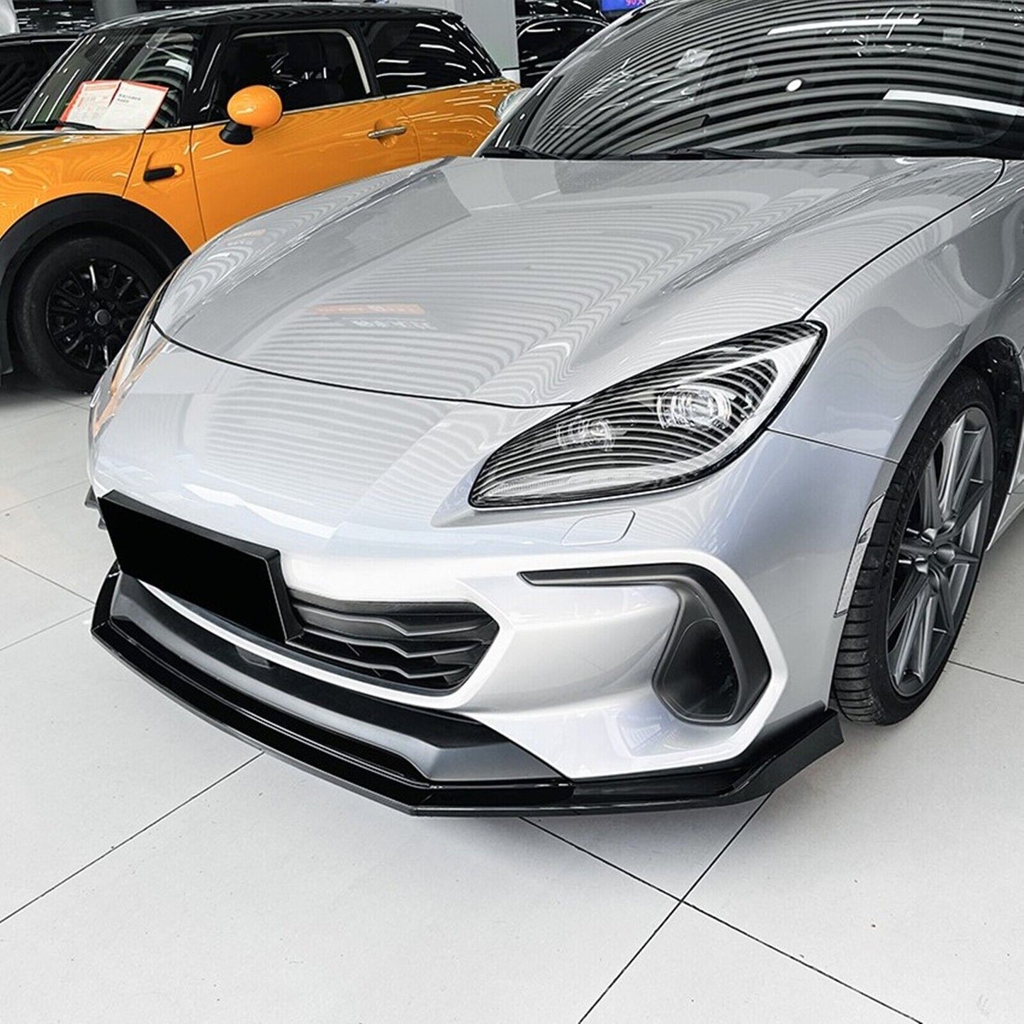 Gloss Black Front Bumper Spoiler Lip Kit fits Subaru BRZ 2022-2024 Bodykit