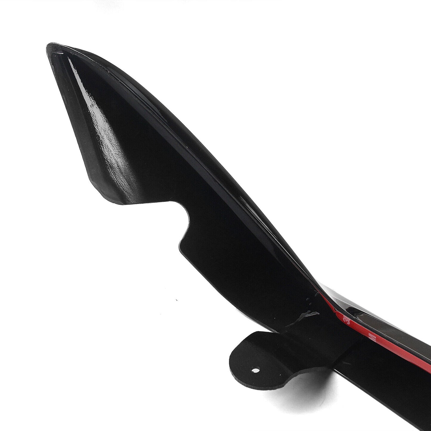 Front Bumper Spoiler Lip Side Cover Black fits Benz C Class W206 22-23 AKASAKA