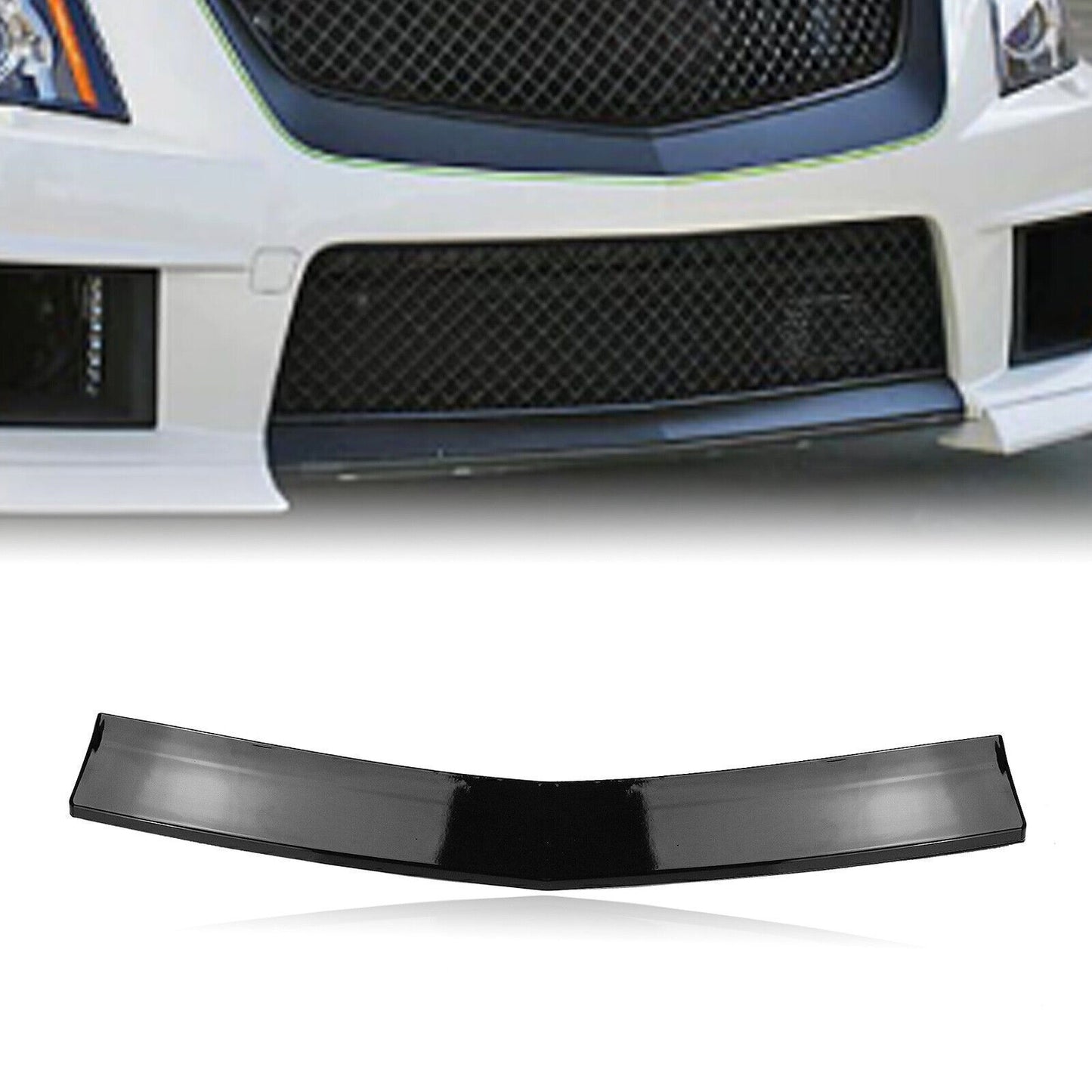 Front Bumper Spoiler fits 2009 2010 2011 2012-2015 Cadillac CTS-V Gloss Black