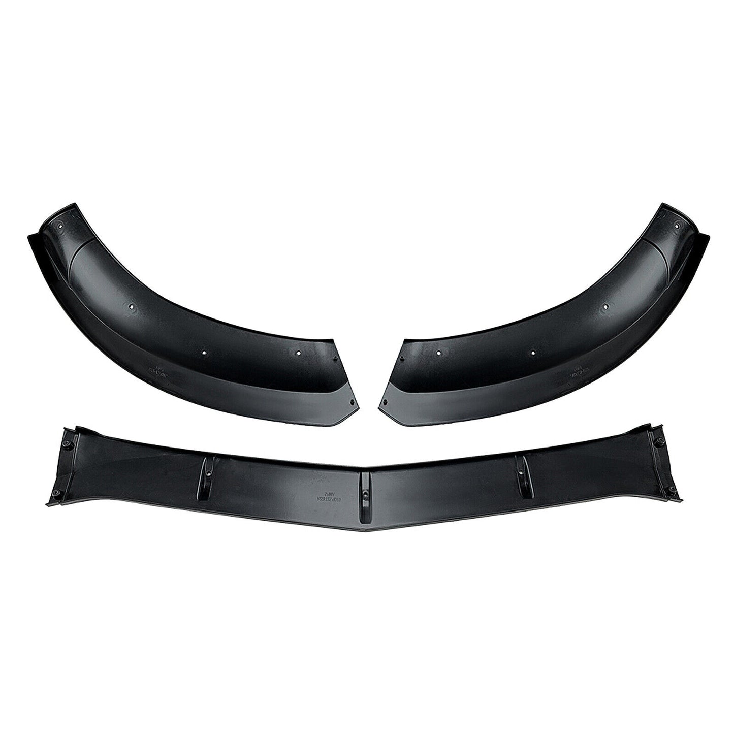 Front Bumper Spoiler Lip fits Benz CLS Class C218 X218 CLS550 14-17 Gloss Black