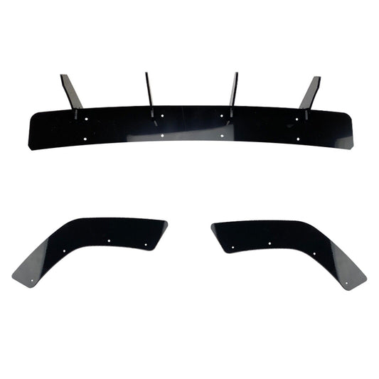 Black Rear Bumper Diffuser Splitter Cover fits Hyundai I30N MK3 Hatchback 2017-19