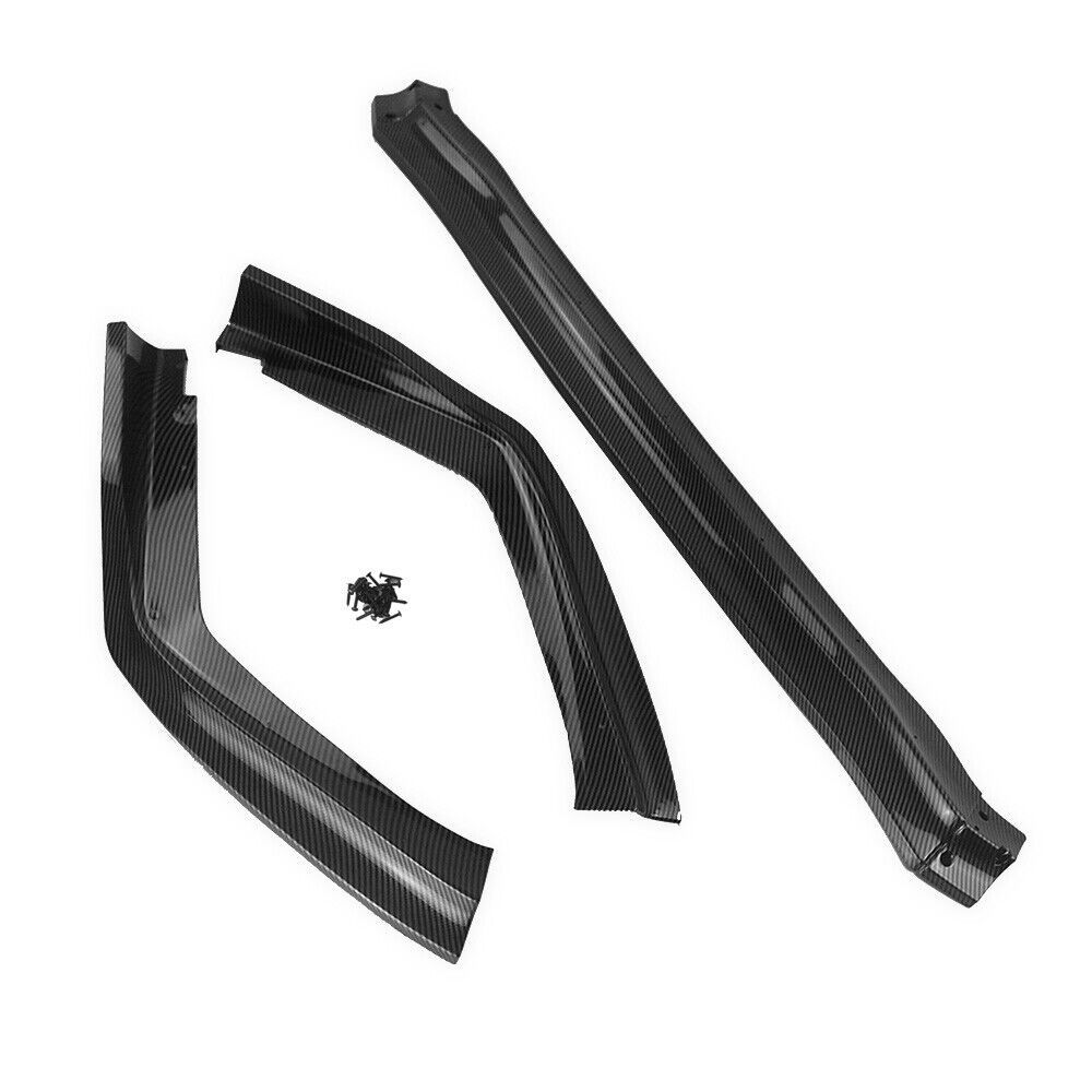 fits Subaru Impreza WRX 2015-2020 Front Bumper Spoiler Splitter Lip Carbon Look