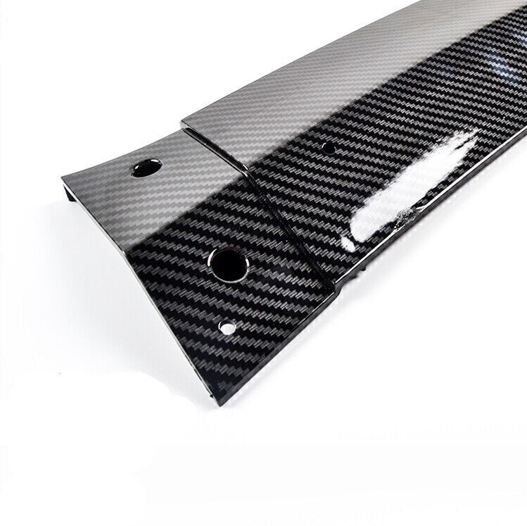 Carbon Fiber Look Front Bumper Spoiler Lip fits Honda Civic 10th 4Door 2016-2020