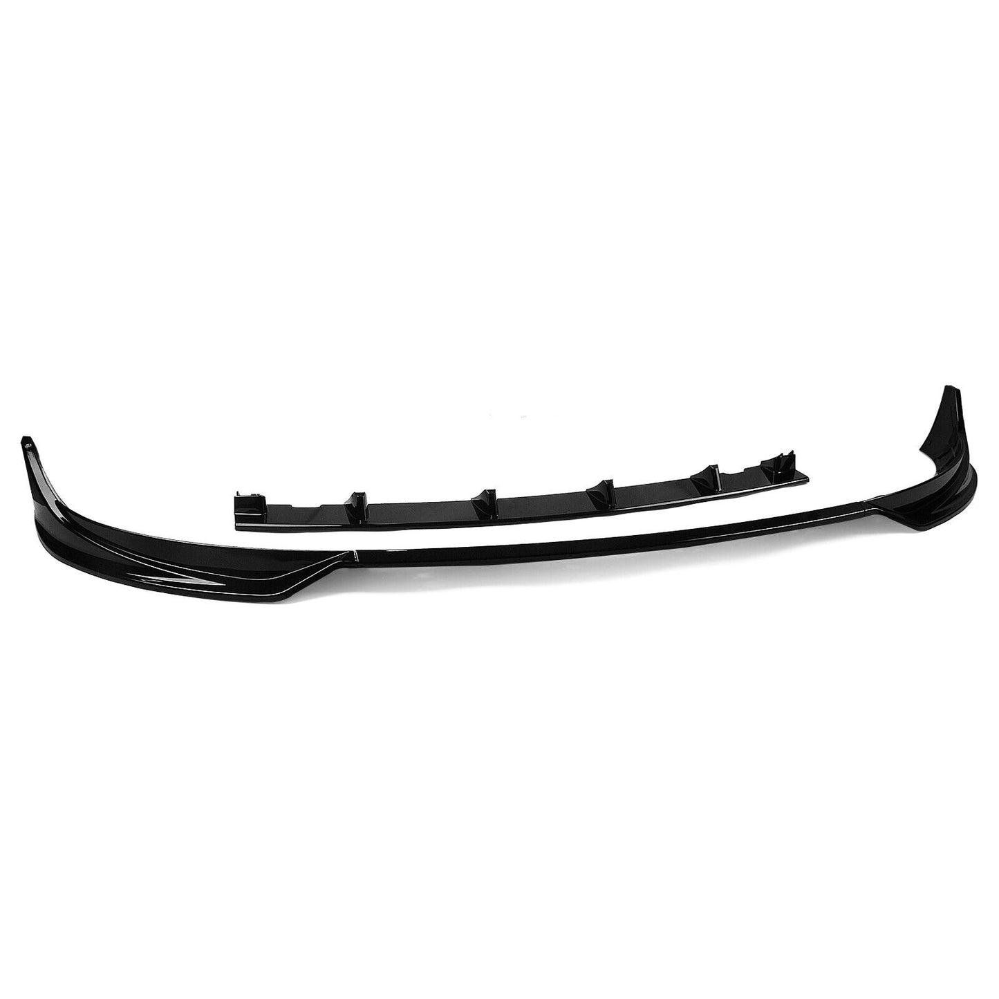 Gloss Black Front Spoiler Lip Splitter Kit fits Tesla Model Y 2020-2023 4PCS