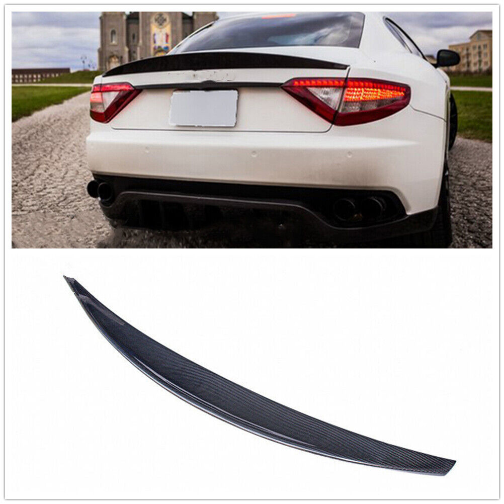 Carbon Fiber Look Rear Trunk Spoiler fits Maserati GT Gran Turismo Coupe 2007-13