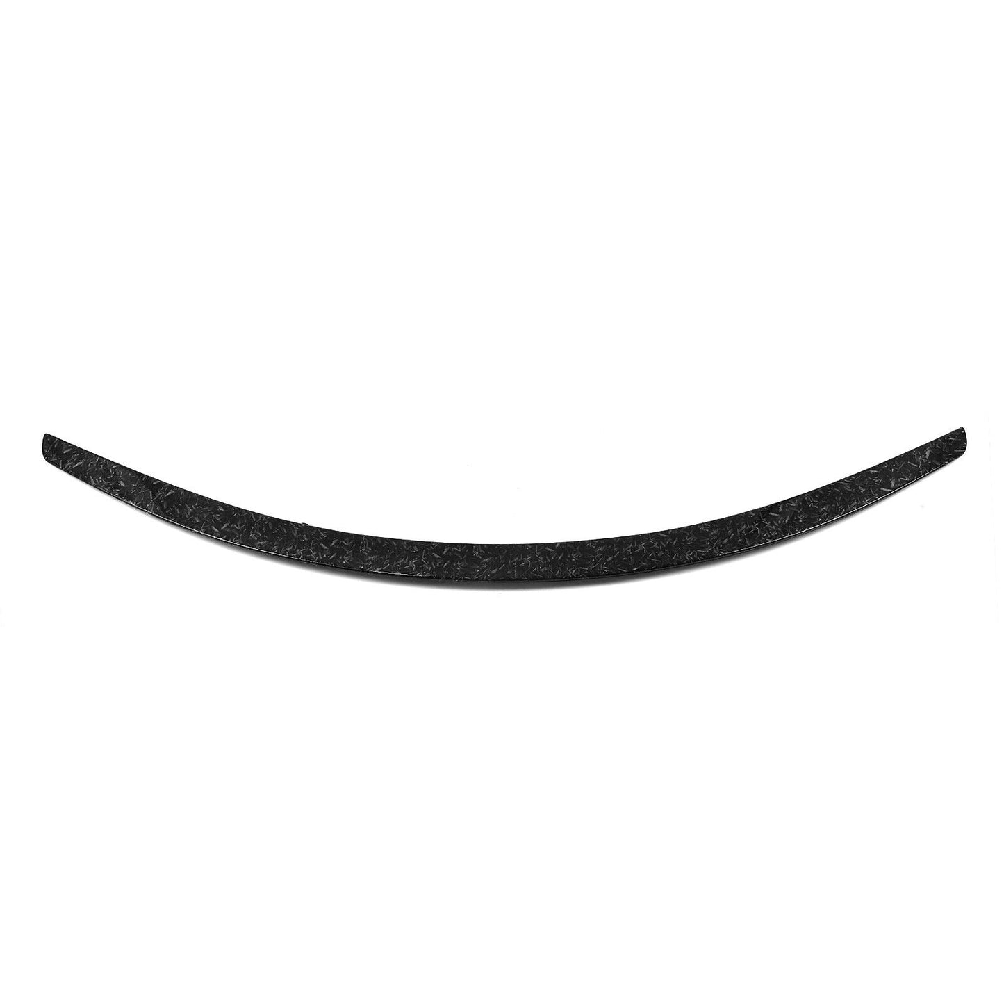 fitsged Carbon Fiber Look Rear Trunk Spoiler Lip Wing fits Tesla Model S 2012-2022