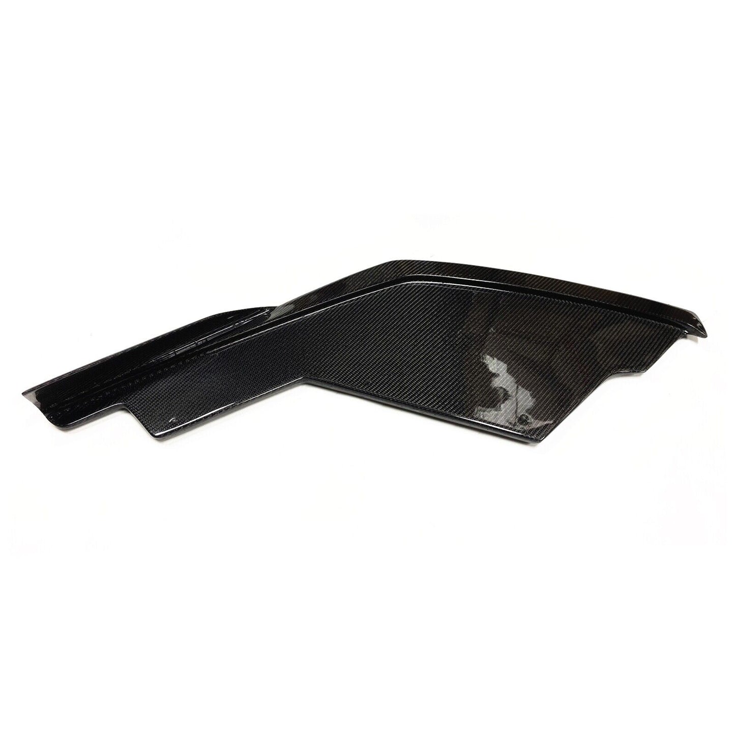 2x Carbon Fiber Front Bumper Side Spoiler Cover fits Huracan LP600 LP610 2014-17