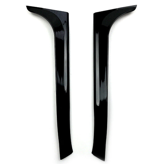 Rear Window Side Spoiler Canard Splitter fits VW Golf 6 MK6 2008-2013 2009 Black