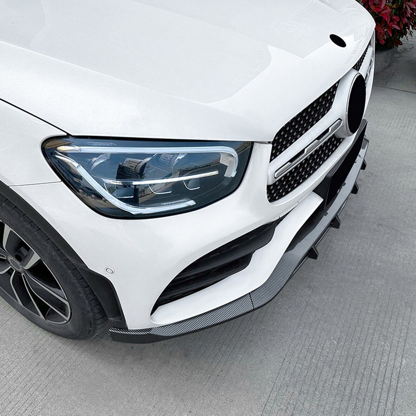 Front Bumper Spoiler Lip fits Mercedes Benz GLC Class X253 GLC200 260 2020-22 AMG